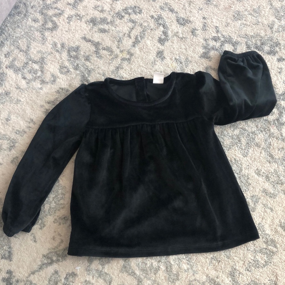 Gap Black bubble sleeve toddler shirt